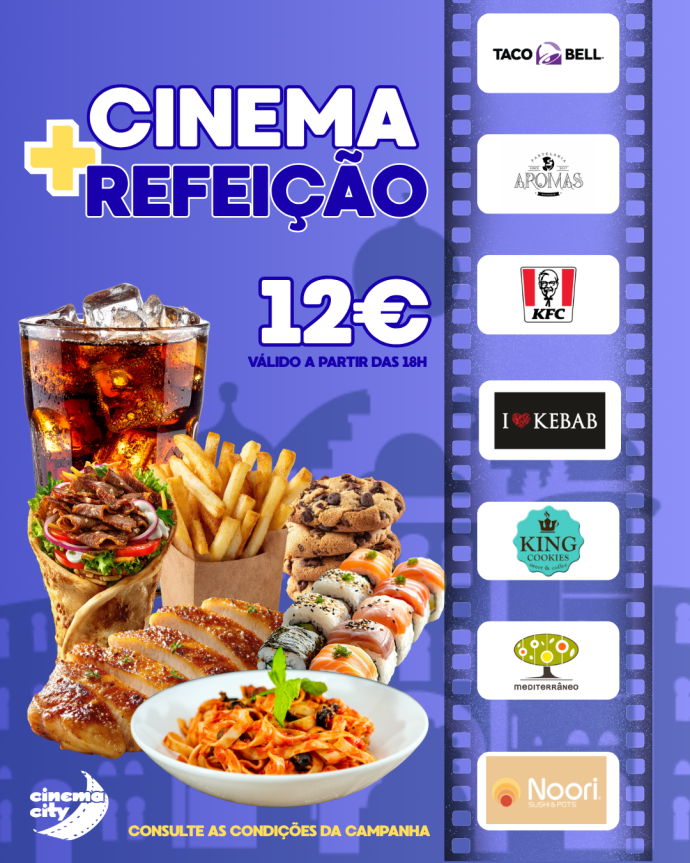 Cinema + refeição